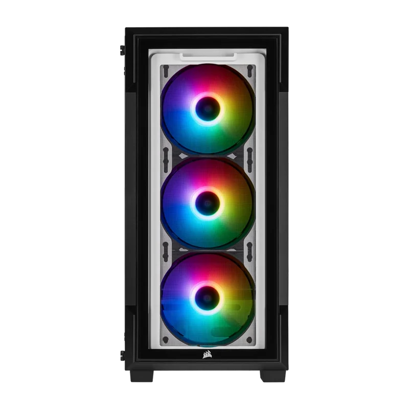 حافظة كورساير آي كيو إي 220T RGB، ميد تاور، أبيض