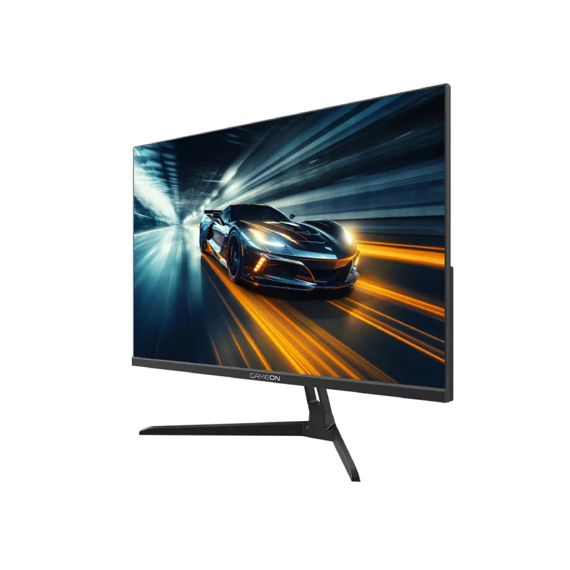 شاشة ألعاب جيم أون GOAE24QHD180IPS من سلسلة برو، مقاس 24 بوصة، QHD، تردد تحديث 180 هرتز، زمن استجابة 0.5 مللي ثانية، ديسبلاي بورت، HDMI، مخرج صوت، باللون الأسود