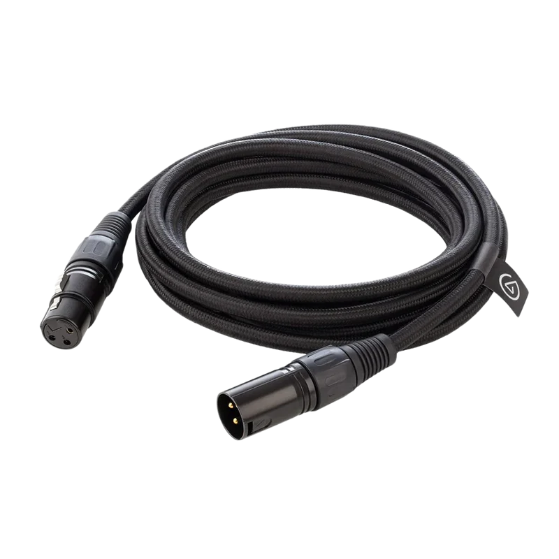 كابل ميكروفون إيلاغو XLR، باللون الأسود