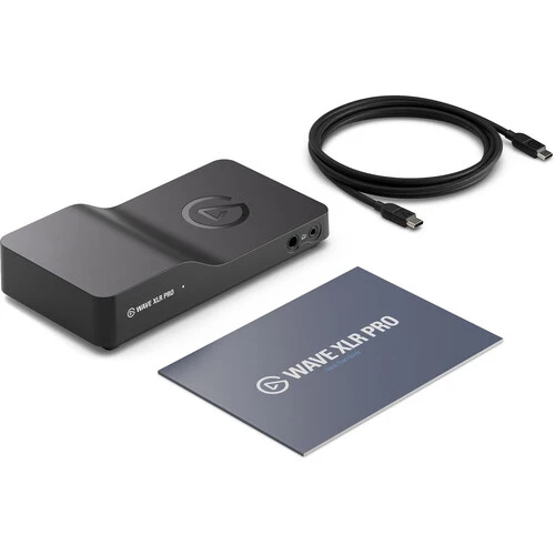 واجهة صوت إلجاتو ويف XLR برو بتوصيل USB-C - أسود