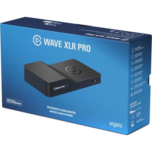 واجهة صوت إلجاتو ويف XLR برو بتوصيل USB-C - أسود