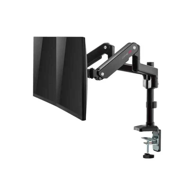 GameOn GO-2045 Pole-Mounted Gas Spring Dual Monitor Arm - 17"-32" / Black
