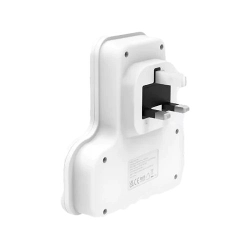 Bazic GoPort Trio Multi Port Wall Charger - USB-C / USB-A / White