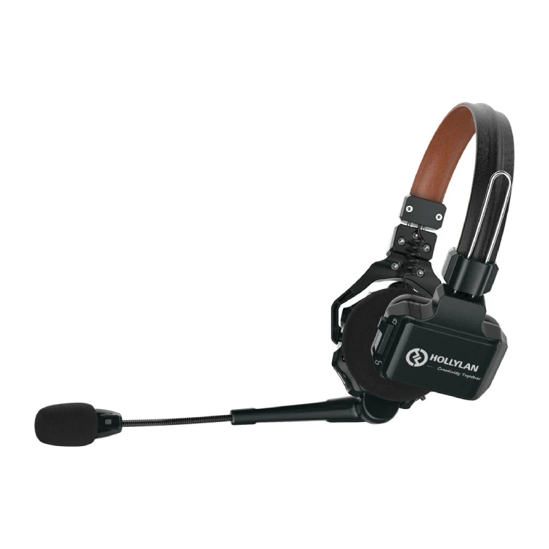 Hollyland Solidcom C1 Pro-4S Full-Duplex ENC Wireless Intercom System with 4 Headphone - Black