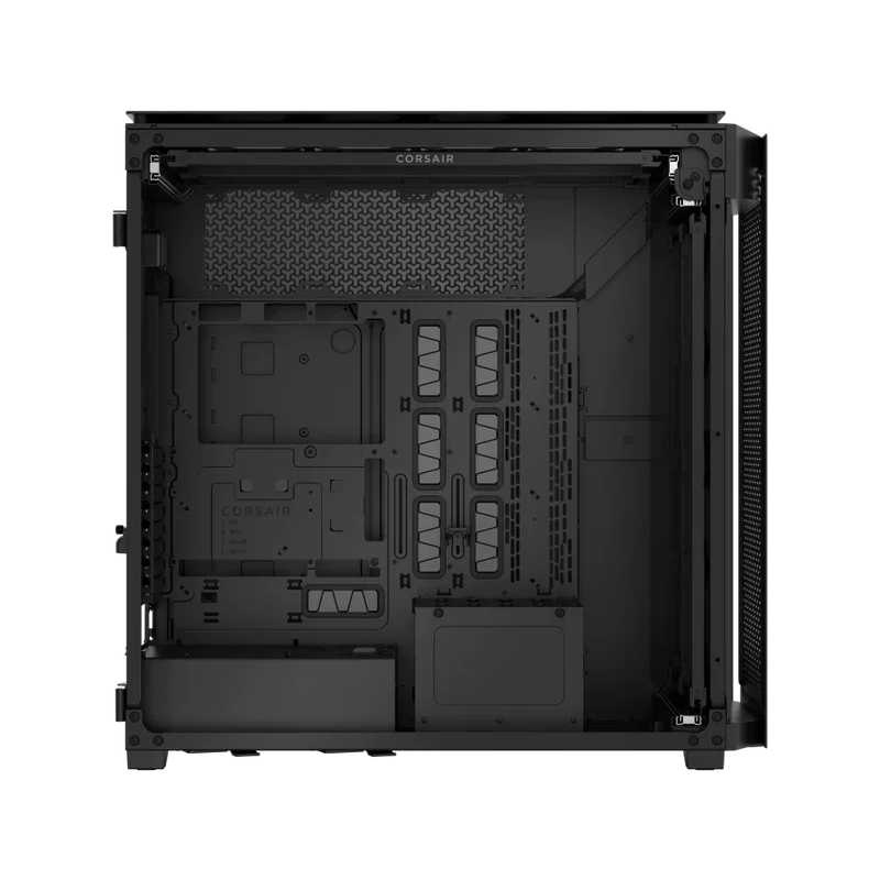 حافظة كمبيوتر كورسير 9000D RGB إيرفلو، سوبر فول تاور، باللون الأسود