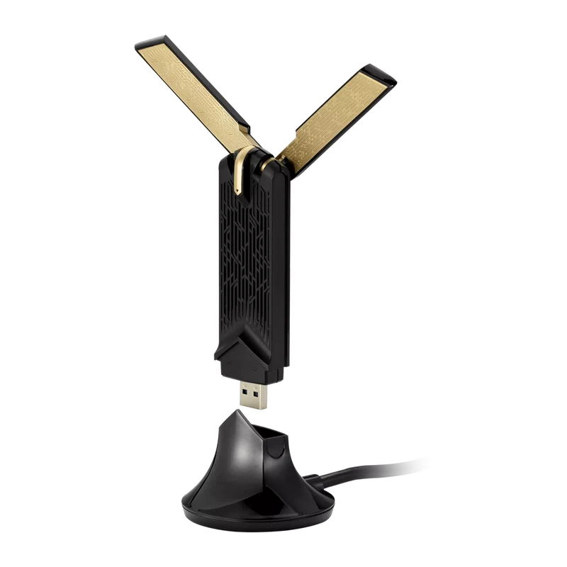 محول لاسلكي إيسوس USB AX56 واي فاي 6 AX1800 ثنائي النطاق