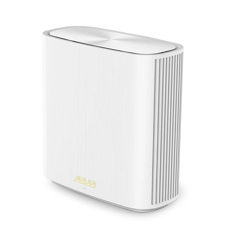 نظام واي فاي شبكي منزلي كامل ASUS ZenWiFi XD6، AX5400، مزدوج النطاق، واي فاي 6، حزمة من قطعة واحدة، أبيض