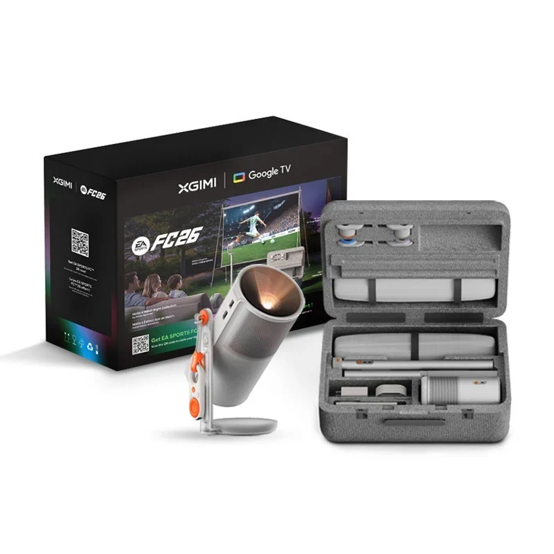 جهاز عرض محمول إكس جيمي موغو 4 ماتش، إصدار Night Collection، سطوع 450 لومن ISO / HDMI / USB / واي فاي / بلوتوث / جوجل تي في