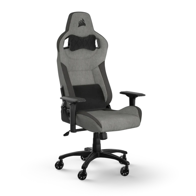 CORSAIR T3 RUSH Fabric Gaming Chair (2023) - Grey/Charcoal
