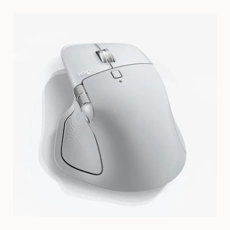 Logitech MX Master 4 Advanced Wireless/BT Mouse for Mac - White/Silver
