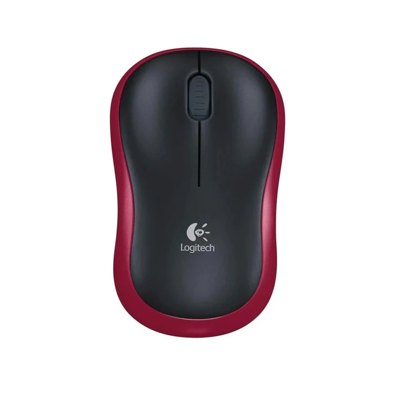 Logitech M185 Wireless Mouse - Red