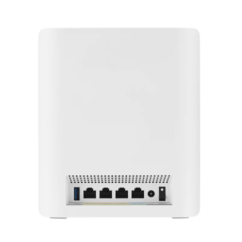 جهاز توجيه شبكي أسوس ZenWiFi BT8، حزمة من 3 قطع، ثلاثي النطاق، واي فاي 7، نظام AiMesh ذكي قابل للتوسعة، أبيض