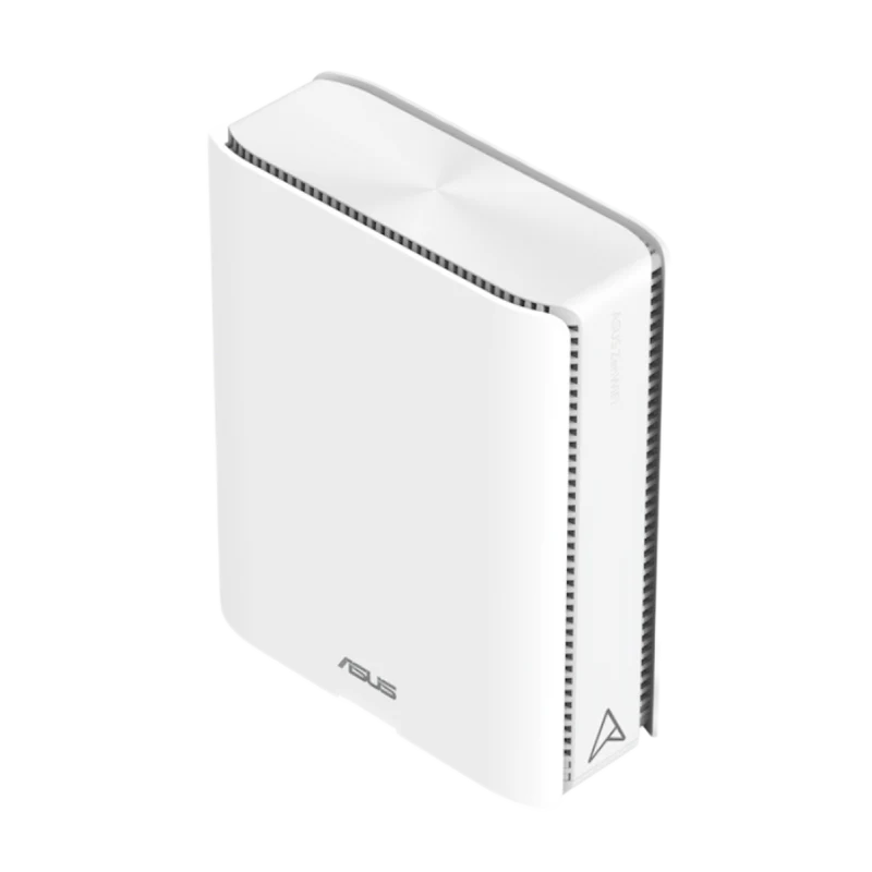 جهاز توجيه شبكي ASUS ZenWiFi BT10، حزمة من قطعتين، ثلاثي النطاق، واي فاي 7، 802.11be، أبيض
