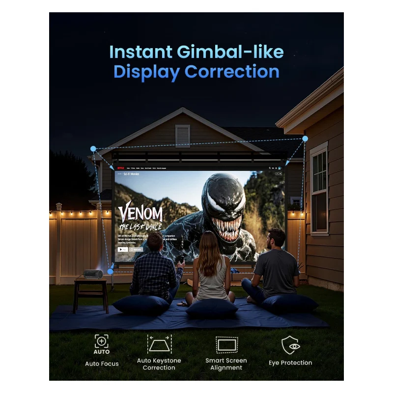 جهاز عرض جيمجو بيكو بلاي+، بسطوع 450 ISO لومن، HDMI، يو إس بي-A، باللون الأسود