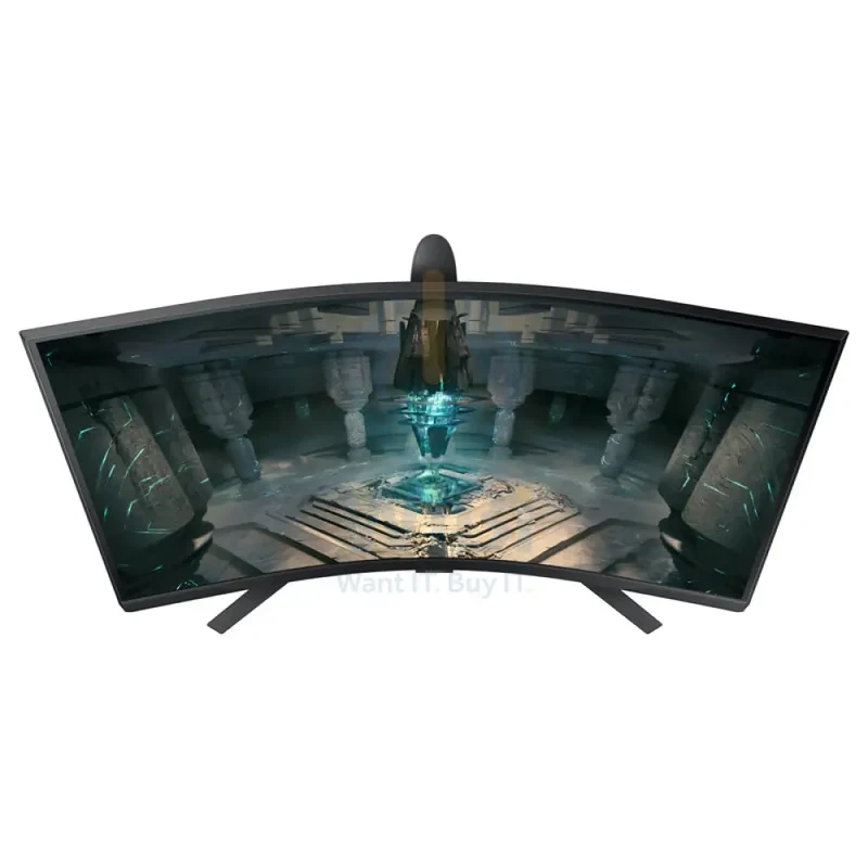 Samsung Odyssey G6 LS32BG650EMXUE Smart Gaming Monitor - 32.0" VA QHD / 1ms / USB / HDMI / DisplayPort / LAN / Wi-Fi / Bluetooth / Black - Monitor