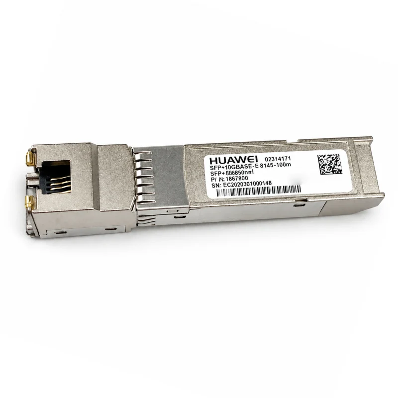 وحدة إرسال واستقبال هواوي SFP-1000BaseT نحاسية - حتى 100 متر (0.1 كم) / 1000BASE-T / RJ-45 / ضمان 1 سنة