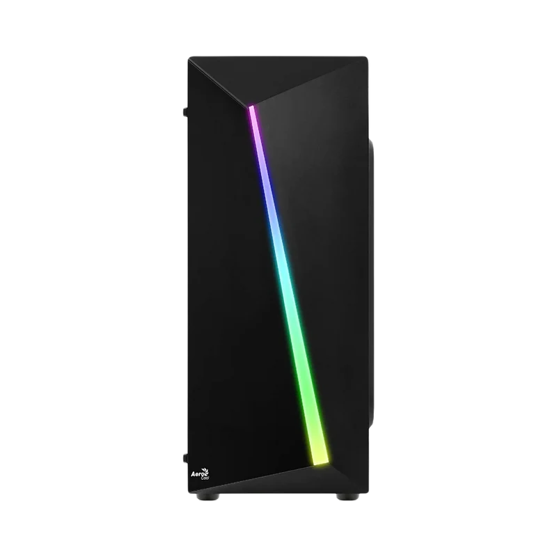 صندوق كمبيوتر إيروكول شارد V2 متوسط الحجم بإضاءة RGB - أسود