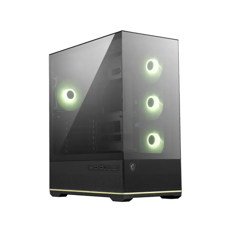 كمبيوتر ألعاب MSI PANO 110R PZ / لوحة أم H610M-E / معالج i5-14400F / ذاكرة وصول عشوائي 16 جيجابايت –محرك اقراص صلب NVMe M.2 بسعة 1 تيرابايت / معالج رسومات RTX 5050 بسعة 8 جيجابايت VGA / ويندوز 11 برو / قدرة 750 واط / ضمان سنة واحدة