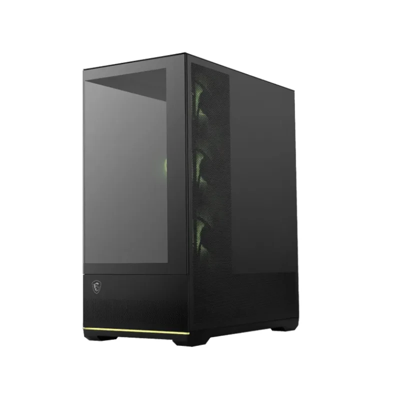 كمبيوتر ألعاب MSI PANO 110R PZ / لوحة أم H610M-E / معالج i5-14400F / ذاكرة وصول عشوائي 16 جيجابايت –محرك اقراص صلب NVMe M.2 بسعة 1 تيرابايت / معالج رسومات RTX 5050 بسعة 8 جيجابايت VGA / ويندوز 11 برو / قدرة 750 واط / ضمان سنة واحدة