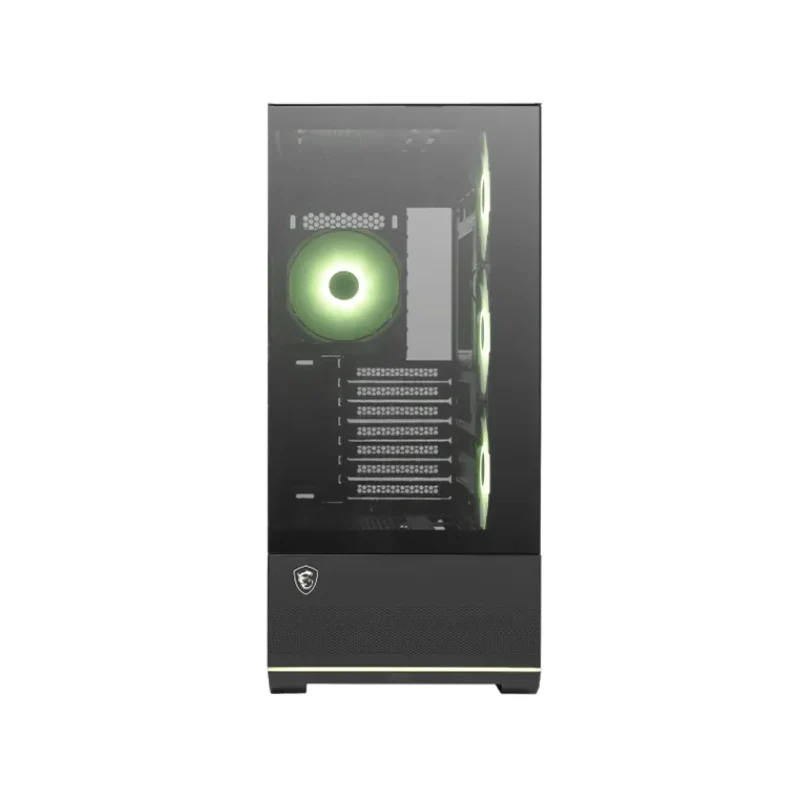 كمبيوتر ألعاب MSI PANO 110R PZ / لوحة أم H610M-E / معالج i5-14400F / ذاكرة وصول عشوائي 16 جيجابايت –محرك اقراص صلب NVMe M.2 بسعة 1 تيرابايت / معالج رسومات RTX 5050 بسعة 8 جيجابايت VGA / ويندوز 11 برو / قدرة 750 واط / ضمان سنة واحدة