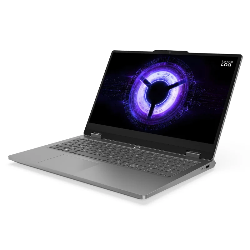 لابتوب لينوفو LOQ - شاشة FHD حجم 15.6 بوصة / بطاقة رسومات RTX 5050 سعة 8 جيجابايت / معالج i7-13650HX / ذاكرة 16 جيجابايت / محرك أقراص صلبة NVMe M.2 SSD بسعة 512 جيجابايت / رمادي لونا