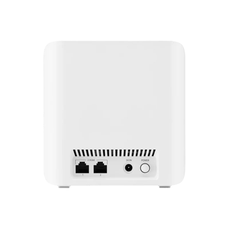 راوتر أسوس زين واي فاي BD4 ثنائي النطاق، WiFi 7، (802.11be)، قابل للتوسعة بتقنية AiMesh، حزمة من 3 قطع، أبيض