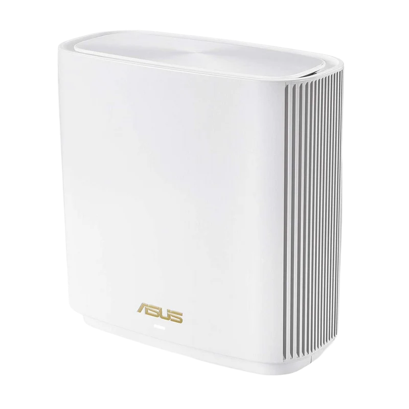 نظام ميش أسوس زين واي فاي AX XT8 AX6600 ثلاثي النطاق للمنزل بالكامل، واي فاي 6، عبوة واحدة، باللون الأبيض