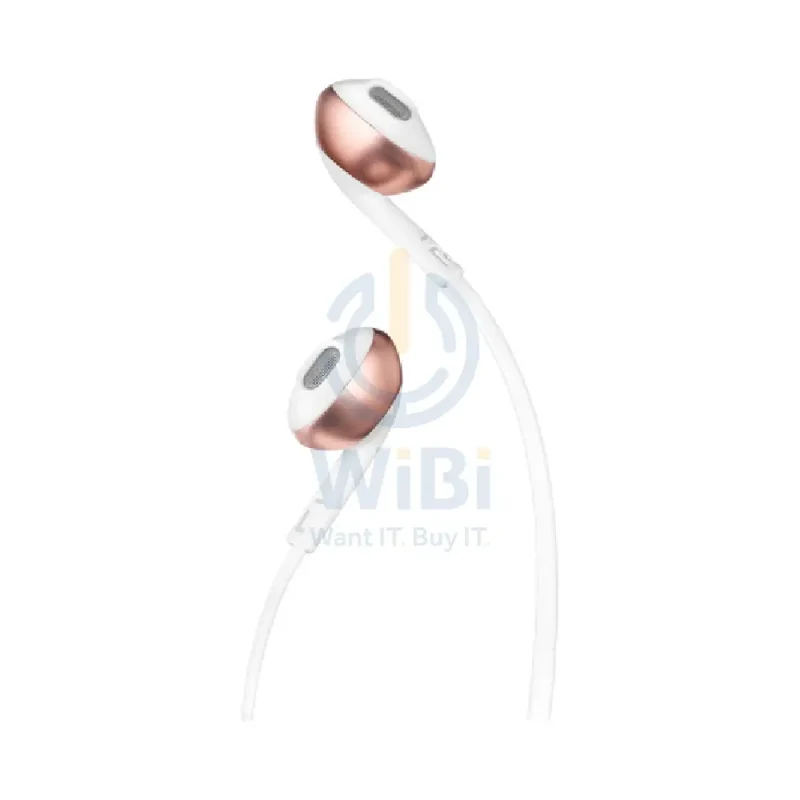JBL Tune 205 Earphones - In-Ear / Wired / Rose Gold