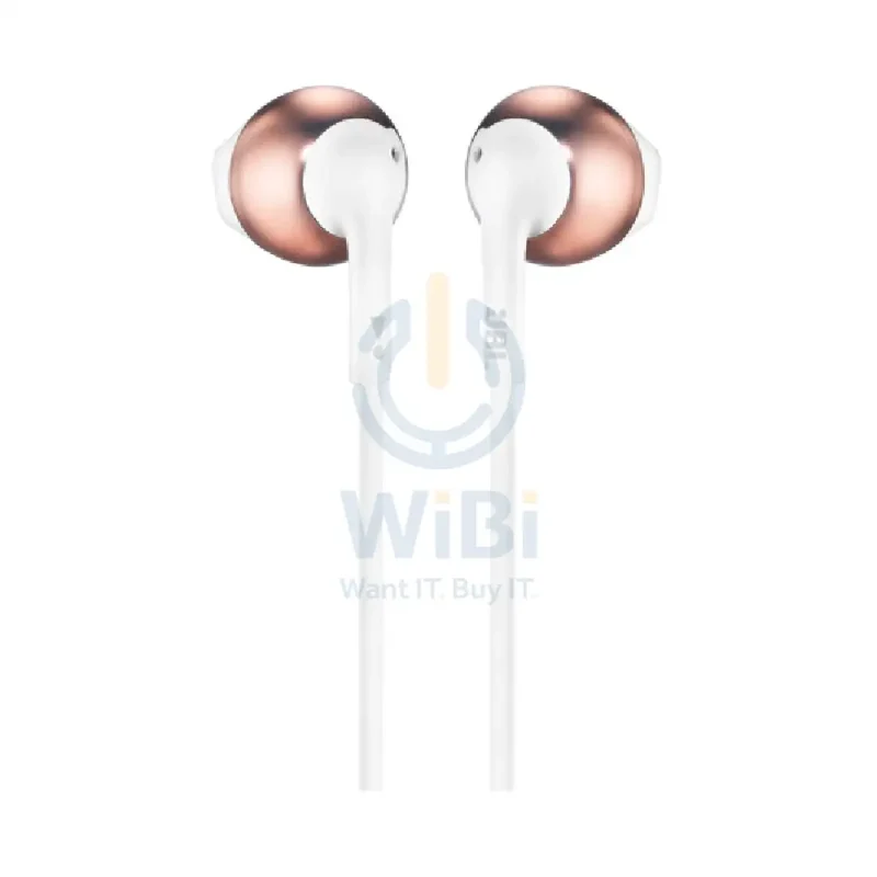 JBL Tune 205 Earphones - In-Ear / Wired / Rose Gold