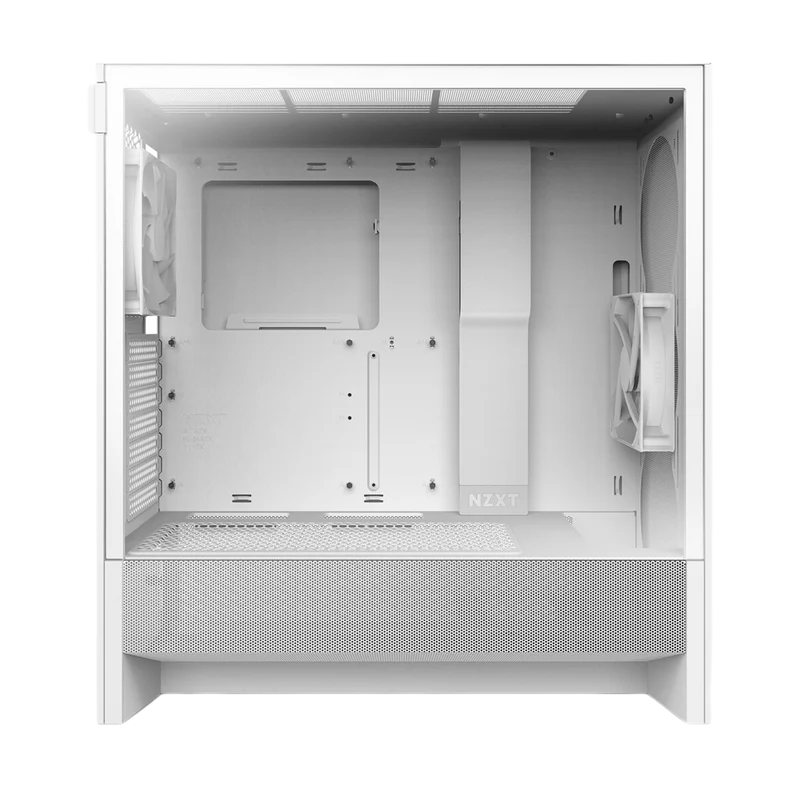 NZXT H5 Flow (2024) Compact Mid-Tower ATX Case - White