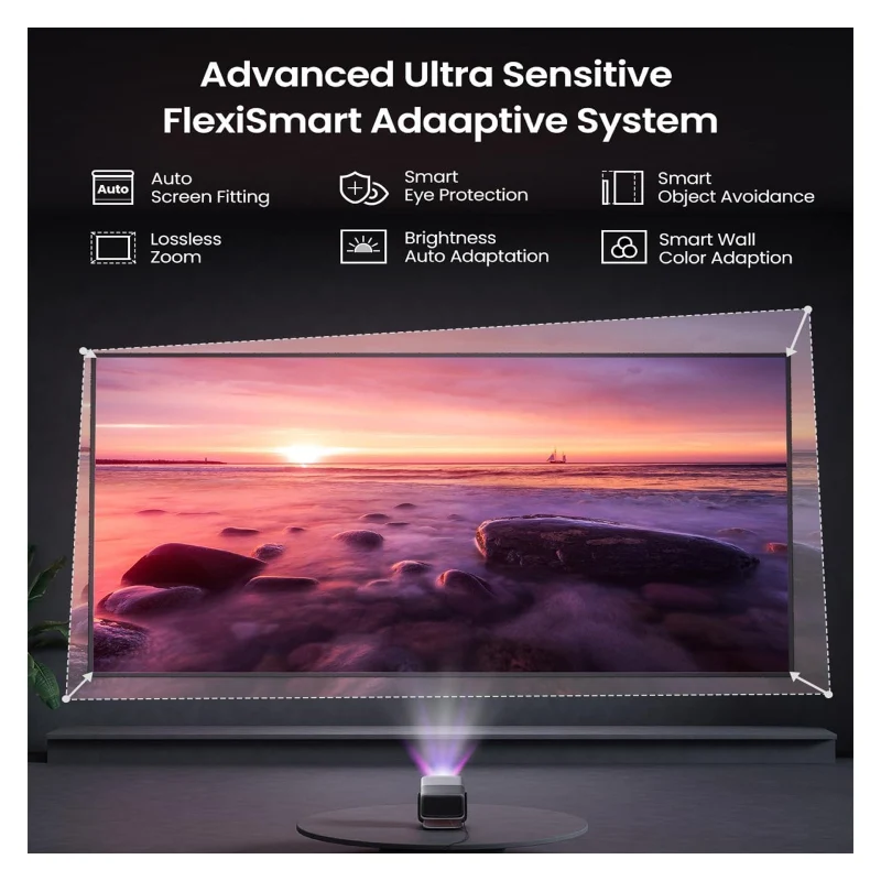 جهاز عرض جيمجو N1s ألتيميت، 4K، سطوع 3300 لومن ISO، HDMI 2.1، يو إس بي-A 2.0، باللون الرمادي الداكن
