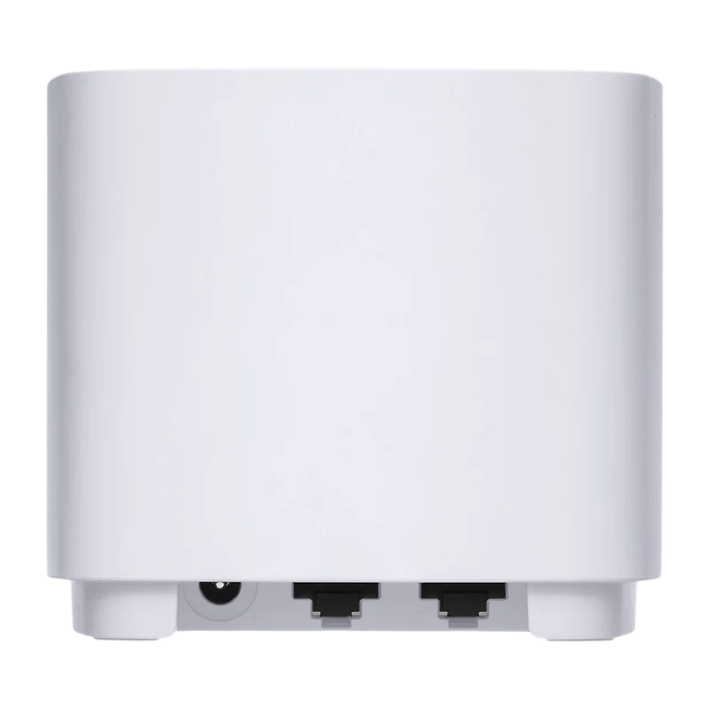 نظام واي فاي ميش أسوس زين واي فاي AX ميني XD4، AX1800 لاسلكي لتغطية كامل المنزل بتقنية Wi-Fi 6، عبوة من قطعتين، باللون الأبيض