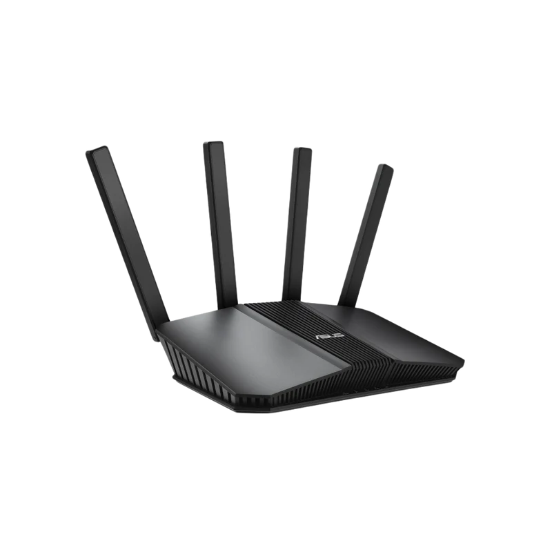 راوتر أسوس RT-BE58U، بتقنية 4K-QAM، وMLO، واكتشاف آي، بمنفذ 2.5G WAN/LAN، باللون الأسود