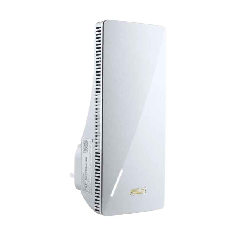جهاز أسوس RP-AX56 AX1800، ثنائي النطاق، واي فاي 6، باللون الأبيض