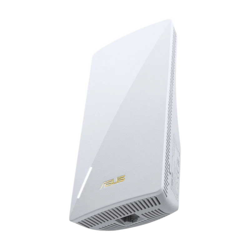 جهاز أسوس RP-AX56 AX1800، ثنائي النطاق، واي فاي 6، باللون الأبيض