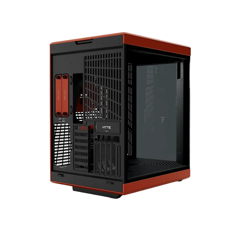 حافظة كمبيوتر هايتي Y70 تاتش إنفينيت مع شاشة لمس IPS مدمجة حجم 14.5 بوصة، ATX، بلاك شيري