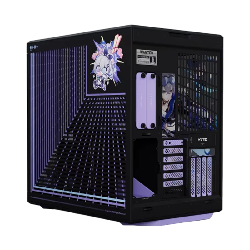 حافظة هايت Y70 سيلفر وولف باندل، E-ATX، باللون الأسود