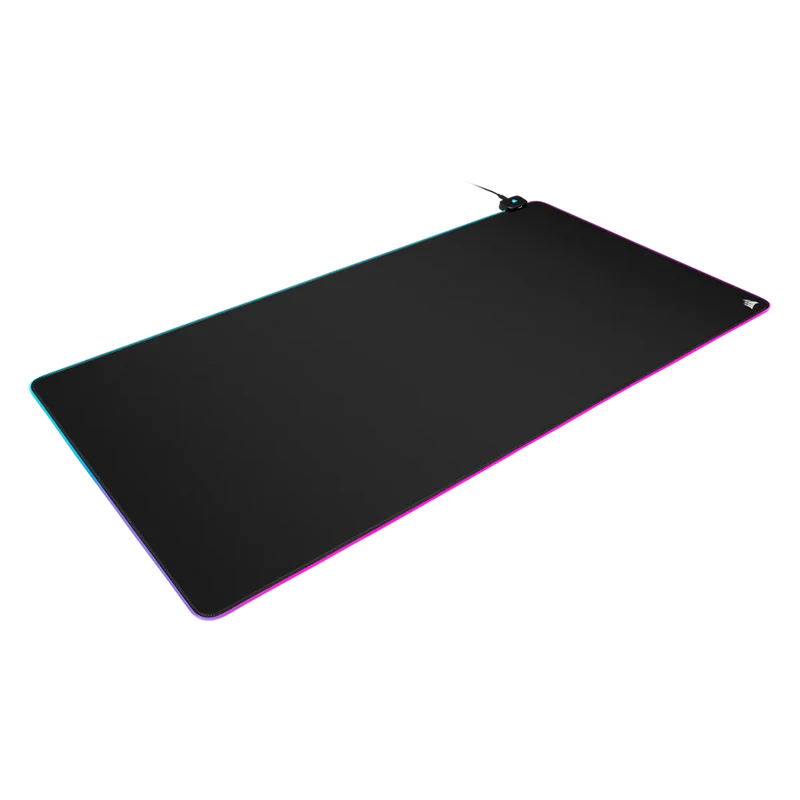 لوحة ماوس ألعاب كورسير MM700 RGB ممتدة 3XL من القماش، وحصيرة مكتب، باللون الأسود
