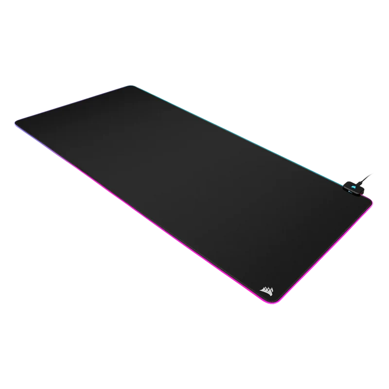 لوحة ماوس ألعاب كورسير MM700 RGB ممتدة 3XL من القماش، وحصيرة مكتب، باللون الأسود
