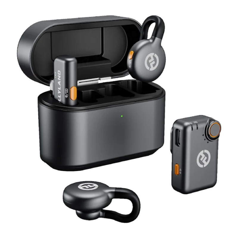 HOLLYLAND LARK M2S Mini Combo 2-Person Wireless Microphone System - Space Gray