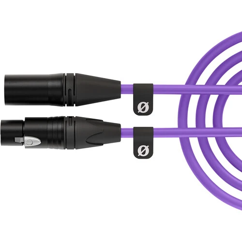 كابل رود من XLR ذكر إلى XLR أنثى (9.8 قدم، بنفسجي)