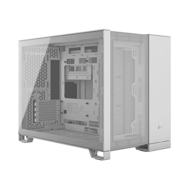 كيس تاور CORSAIR 2500D Airflow، أبيض