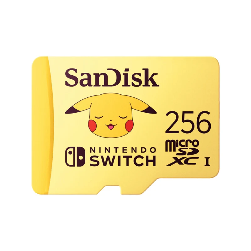 بطاقة ذاكرة microSD سانديسك بوكيمون - 256 جيجابايت / سرعة تصل إلى 100 ميجابايت/ثانية