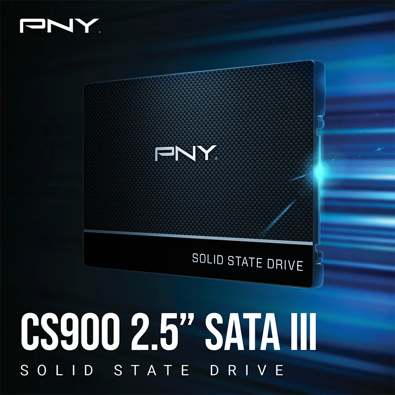 محرك أقراص صلبة PNY CS900، سعة 1 تيرابايت / سرعة تصل إلى 535 ميجابايت/ثانية / حجم 2.5 بوصة / SATA III