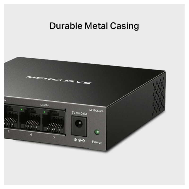 Mercusys MS105GS 5-Port Desktop Switch