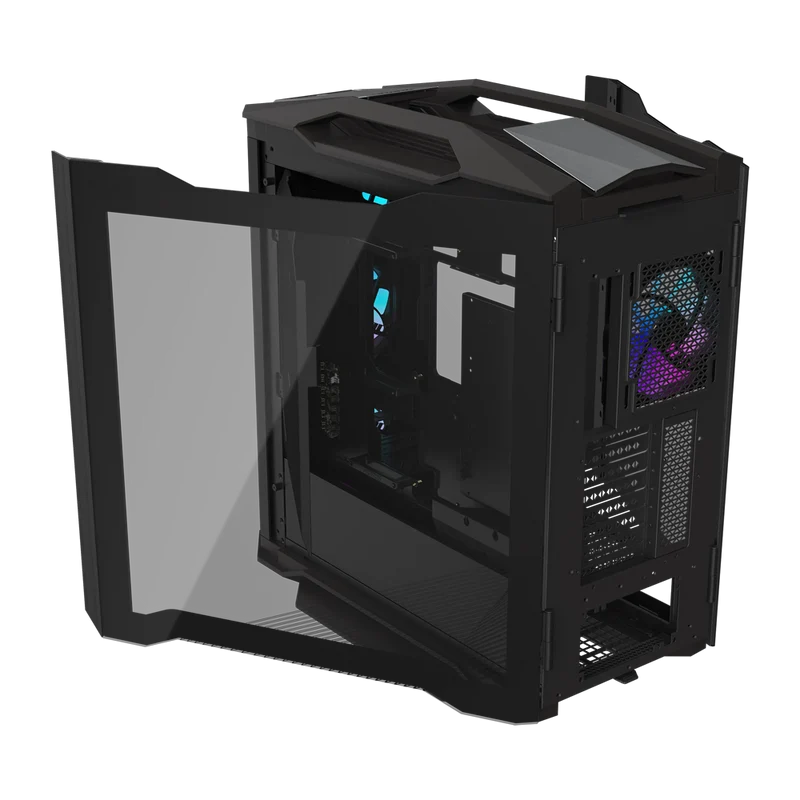 حافظة كمبيوتر جيجابايت أوروس C601 جلاس جلوبال ATX - أسود