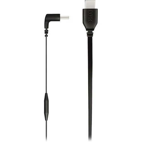 كابل رود SC16 من USB-C مستقيم إلى USB-C بزاوية قائمة - أسود