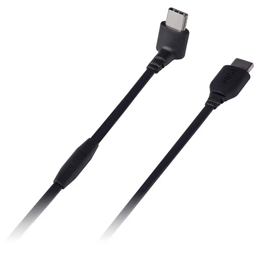 كابل رود SC16 من USB-C مستقيم إلى USB-C بزاوية قائمة - أسود