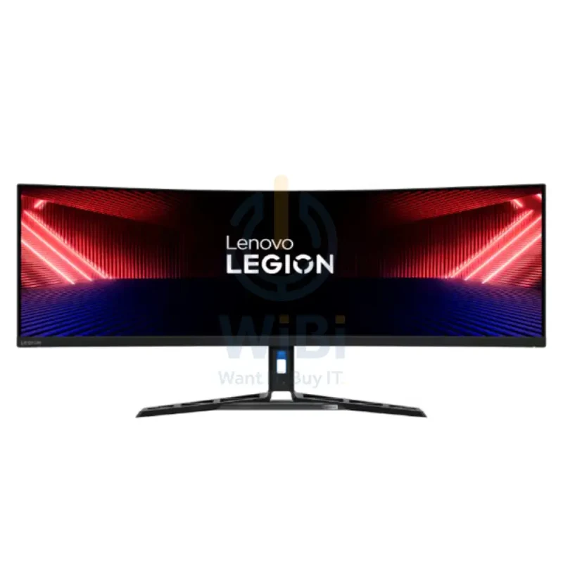 Lenovo Legion R45w-30 - 44.5" Dual QHD Curved / 1ms / Up to 170Hz / HDMI 2.1/DisplayPort 1.4/Ethernet / Speaker / Eyesafe / Black - Gaming Monitor