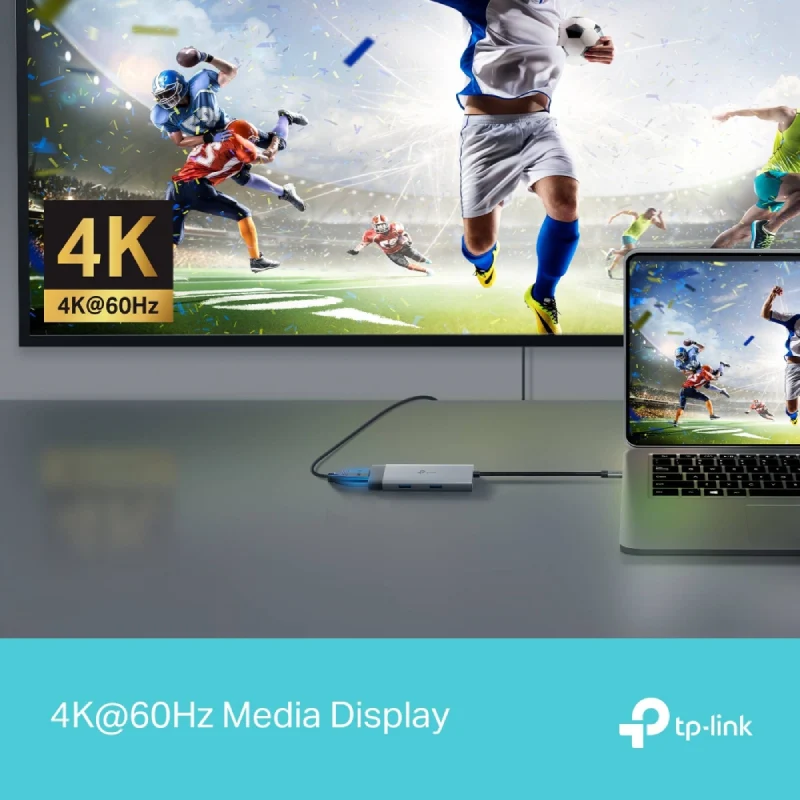 هب تي بي-لينك UH5020C يو إس بي-C 5 في 1، HDMI / PD / يو إس بي-C / يو إس بي-A